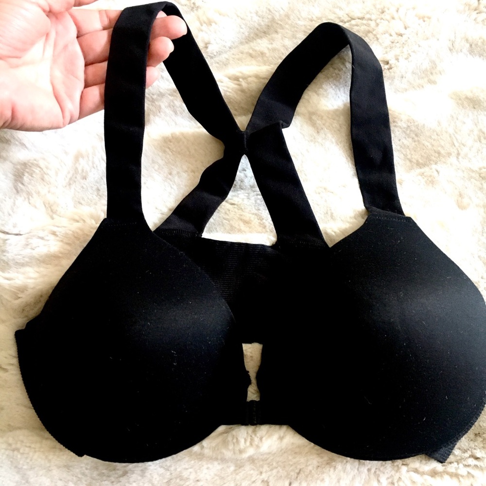 Spanx Black Bra-Llelujah Full Coverage Bra 34B